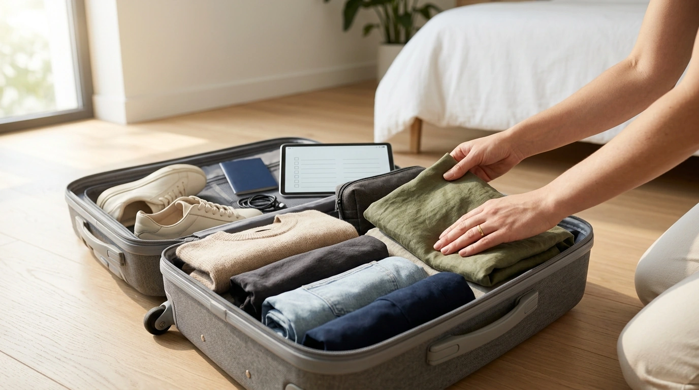 Pack Light, Travel Easy: Minimalist Digital Packing Planner
